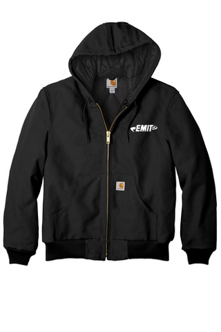 EMIT Men's Carhartt Thermal Lined Duck Jacket CTJ131- Black