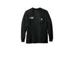 LEAD Men's Carhartt LS Pocket Tee CTK126 - Black