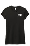 Lead: (Women's) Fitted Tee - DT155 Black