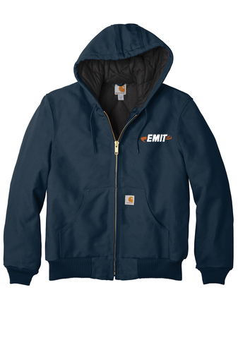 EMIT Men s Carhartt Thermal Lined Duck Jacket CTJ131 Navy Blue EMIT Store