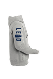 LEAD District Perfect Weight Hooded Sweatshirt DT1101 - Heathered Steel