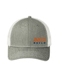 Axe Build Mesh Back Hat C112/112  - Heather Grey/White