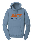 Axe Build Pigment Dye Hooded Sweatshirt PC098H- Denim Blue